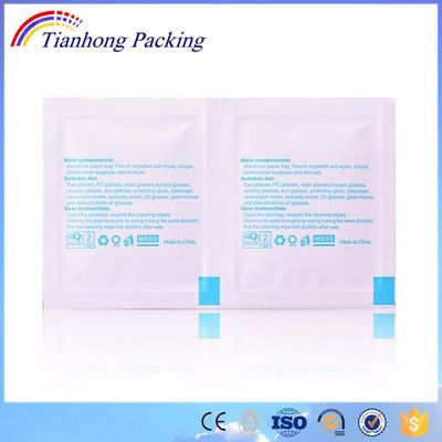 Bolsas de papel laminado de papel de aluminio de grado alimenticio para lentes/pantallas/lentes