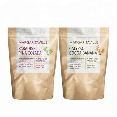 Chips Eco Friendly Snack Bolsa de sello térmico con grabado de impresión y mango de sellado