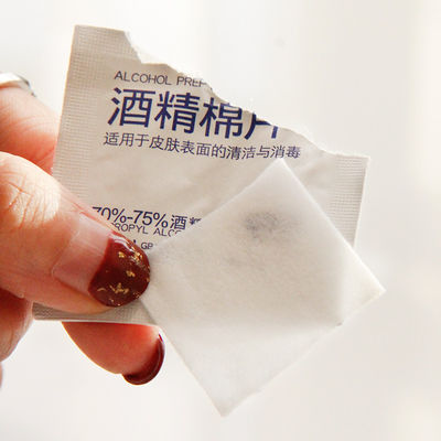 Aparatos e instrumentos médicos Embalaje de papel de aluminio para almohadillas de preparación de alcohol