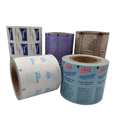 Papel de papel de aluminio médico para toallitas antisépticas de alcohol en 1 a 9 opciones de color