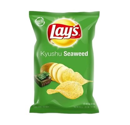 Embalaje de papas fritas impresas con logotipo personalizado en varias bolsas de plástico