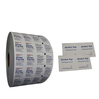 Productos farmacéuticos Papel de papel de aluminio para desinfección toallitas de limpieza húmedas solución de paquete