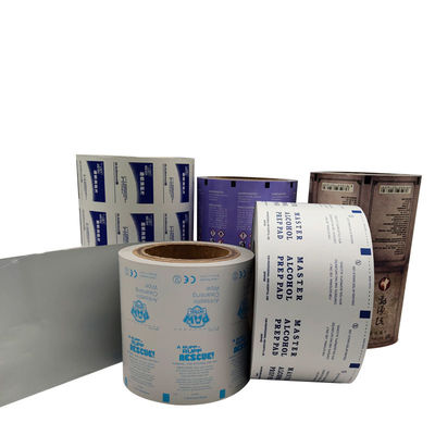 Productos farmacéuticos Papel de papel de aluminio para desinfección toallitas de limpieza húmedas solución de paquete