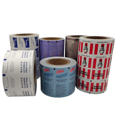 Productos farmacéuticos Papel de papel de aluminio para desinfección toallitas de limpieza húmedas solución de paquete