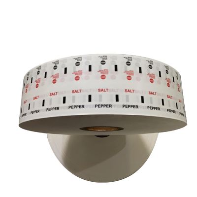 Rollo de papel laminado con recubrimiento industrial de PE para bolsas de sal de pimienta