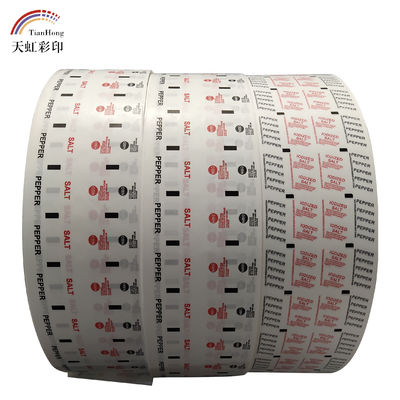 Rollo de papel laminado con recubrimiento industrial de PE para bolsas de sal de pimienta