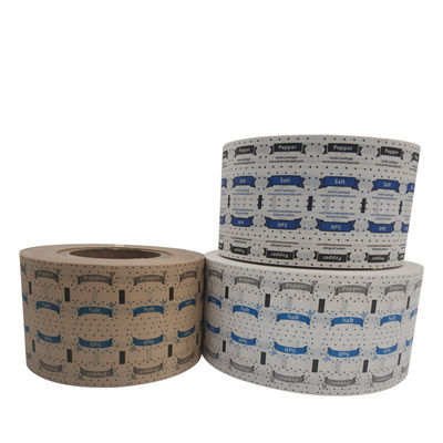Rollo de papel laminado con recubrimiento industrial de PE para bolsas de sal de pimienta