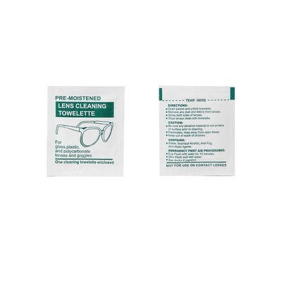 Papel de limpieza para gafas impermeable con laminado de papel de aluminio La mejor opción