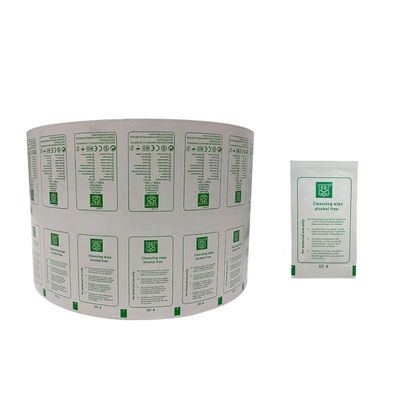 Productos de limpieza útiles Embalaje Papel compuesto de papel de aluminio para alcohol estéril
