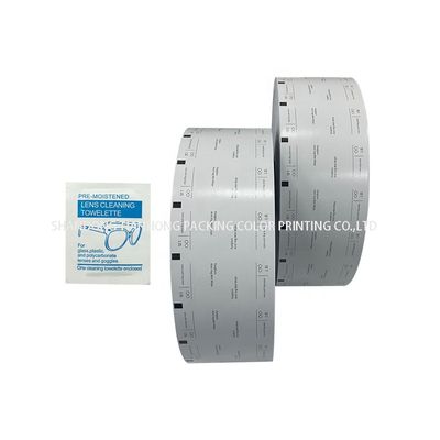 Productos de limpieza útiles Embalaje Papel compuesto de papel de aluminio para alcohol estéril
