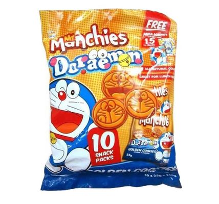 Impresión de grabado de papel de aluminio Doraemon bocadillos Bolsa de embalaje de plástico para personalizado