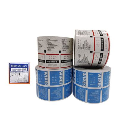 Envasado limpio máquina de embalaje automática con material de impresión de pulpa de madera color 0-9