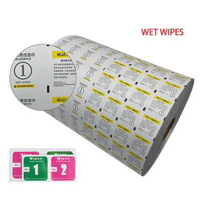 Papel laminado de papel de aluminio para el embalaje de la almohadilla de preparación de alcohol/el tampón de alcohol Flexo Impreso
