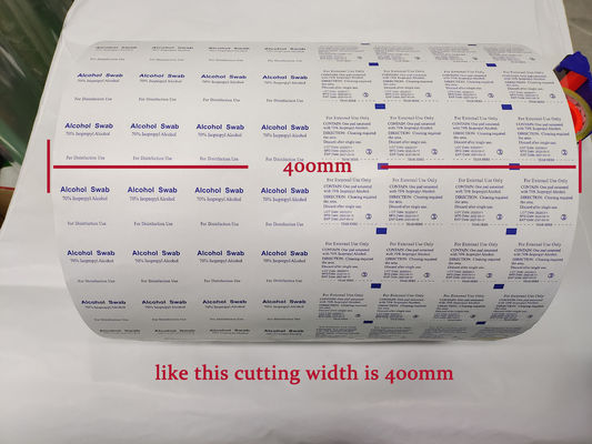 Máquina de embalaje automática para papel de impresión de papel de aluminio compuesto y almohadillas de alcohol