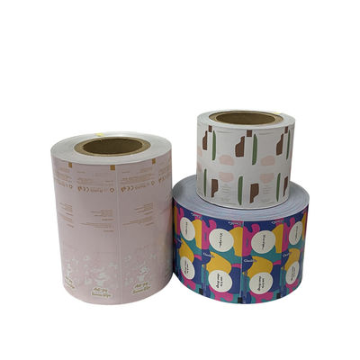 Envasado automático de 100 toneladas de papel de aluminio plástico laminado con película de rollo personalizado