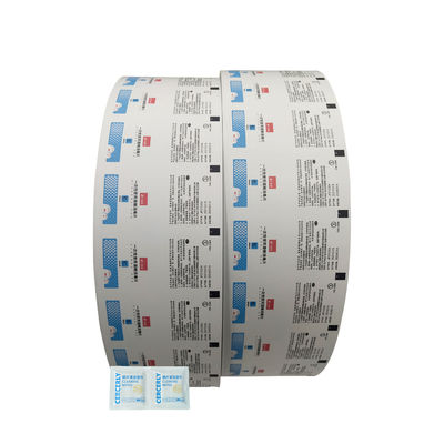 Tamaño personalizado de papel de papel de aluminio de plástico para mascotas PE Rollo de película de embalaje para toallitas Bzk