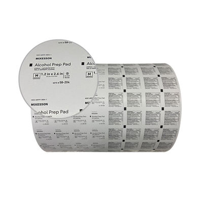 Medicina 101g 130g 5 capas de povidona-yodo Prep Pad Película de papel de papel de papel de aluminio
