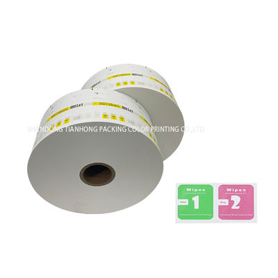Rollo de película de embalaje de alimentos con papel recubierto de sal y papel recubierto a prueba de humedad