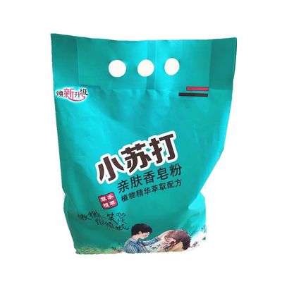 Bolsa de embalaje de polvo de detergente de PET/PE personalizada con diseño de impresión de grabado