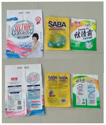 Envases de polvo de lavado con detergente para ropa ecológico
