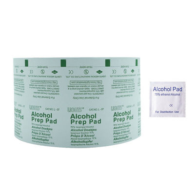 Tipo de pulpación de papel mecánico de papel de aluminio para el embalaje de una almohadilla de alcohol al 75%