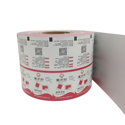 Rollos de película de papel de aluminio resistente al agua para limpieza de gafas en embalajes con alcohol
