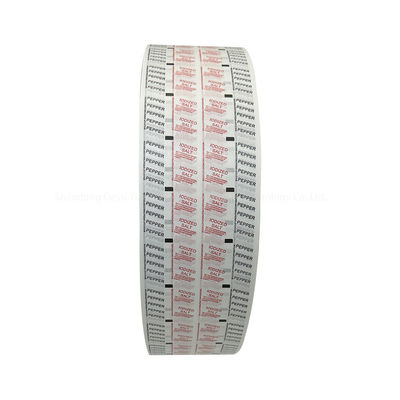 58g Tamaño de logotipo personalizado Rollo de película de embalaje con material laminado y papel especial
