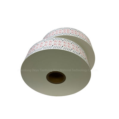 58g Tamaño de logotipo personalizado Rollo de película de embalaje con material laminado y papel especial