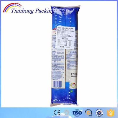 Bolsa de plástico de impresión en grabado certificada ISO9001 2008 para envases de pasta fresca