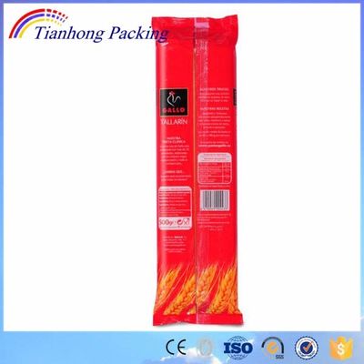 Bolsa de plástico de impresión en grabado certificada ISO9001 2008 para envases de pasta fresca