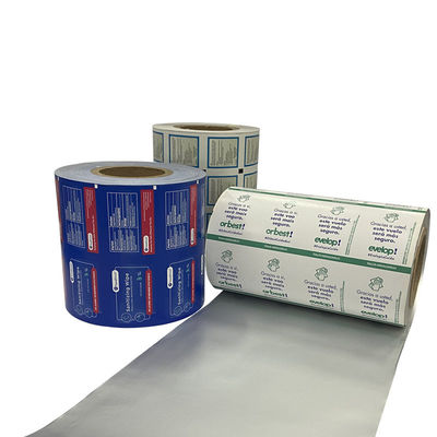 PE/Al/Eaa 103G 110g Película de papel de aluminio en rollo para embalaje Pad de alcohol a prueba de agua