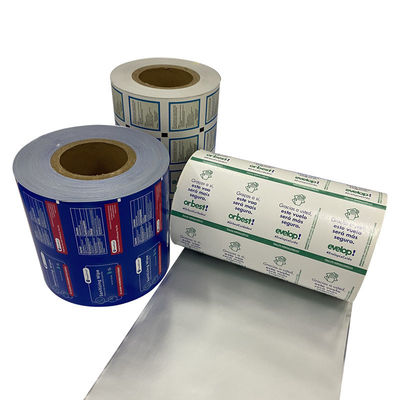 PE/Al/Eaa 103G 110g Película de papel de aluminio en rollo para embalaje Pad de alcohol a prueba de agua