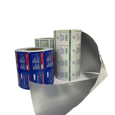 PE/Al/Eaa 103G 110g Película de papel de aluminio en rollo para embalaje Pad de alcohol a prueba de agua