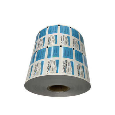 Papel de papel de aluminio impreso con flexografía para toallitas de yodo a granel