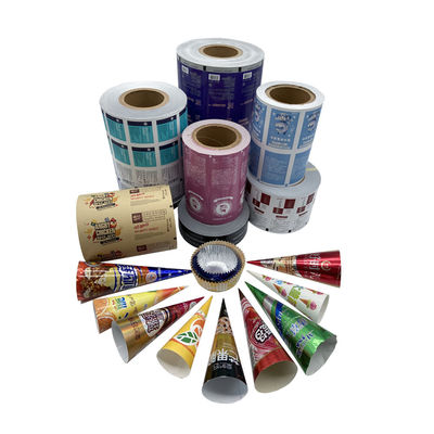 Tipo de impresión Impresión flexográfica Rollo de envoltura de productos de aluminio para helados y alimentos