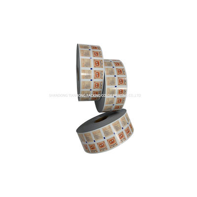 Embalaje de pastillas de alcohol 75% de papel laminado de papel de aluminio con impresión flexo