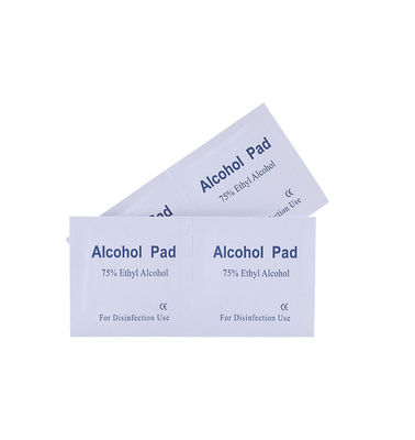 Impresión por flexografía de película laminada de aluminio PE para almohadillas de preparación de alcohol con logotipo personalizado