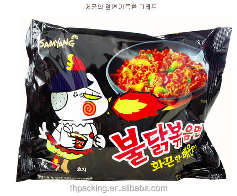 Bolsa con válvula Nongshim fideos instantáneos Bolsa de embalaje Logotipo Impresión y material duradero