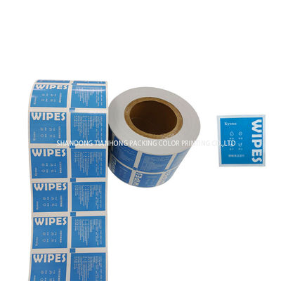 Impresión flexográfica de papel de película de aluminio de núcleo para toallitas húmedas Ancho 30-1100 mm