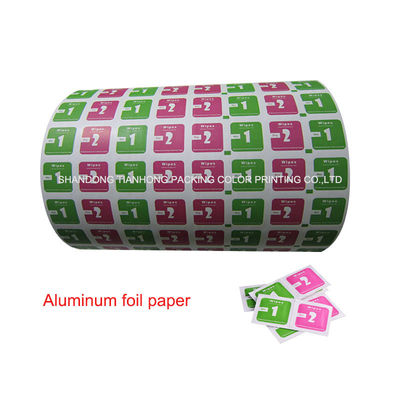 Impresión personalizada de papel de papel de papel de aluminio de sello térmico para limpieza de gafas