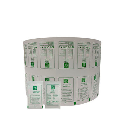 Rollo de película de aluminio húmedo para la impresión de flexo 0-9 Color papel de papel de aluminio por rollo