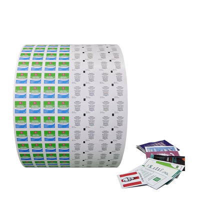 Rollo de película de aluminio húmedo para la impresión de flexo 0-9 Color papel de papel de aluminio por rollo