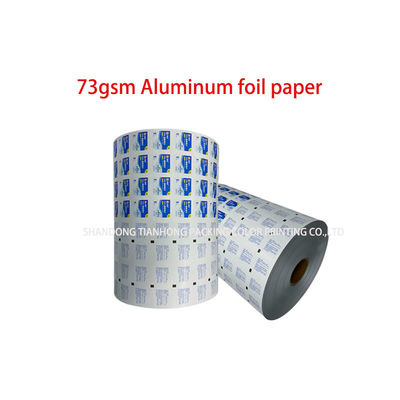 Papel de papel de aluminio de pulpa de madera personalizado para impresión de yeso antipirético de color 0-9