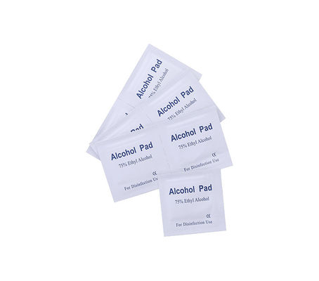 Flexografía Impresión de logotipo Rollo de película de papel de aluminio para el 75% de alcohol Prep Pad