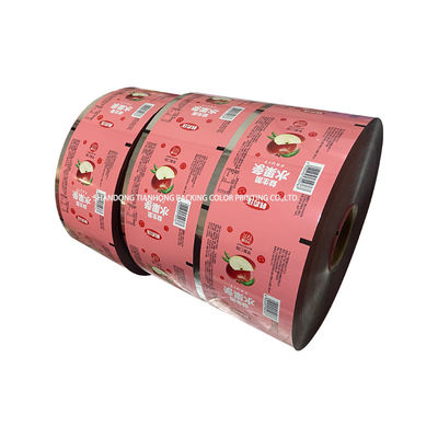 espesor de 40-150 micras logotipo personalizado laminado CPP OPP papel de aluminio de alimentos de embalaje rollos de películas