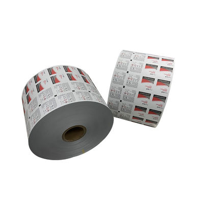 Rollo de película de embalaje de papel de aluminio de 40 micrones para toallitas Bzk en papel PE LWC/estructura PE