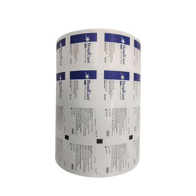 Rollo de película de embalaje de papel de aluminio de 40 micrones para toallitas Bzk en papel PE LWC/estructura PE