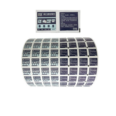 Impermeable y duradero 103G Cuatro capas laminadas de película de papel de aluminio para toallitas Bzk