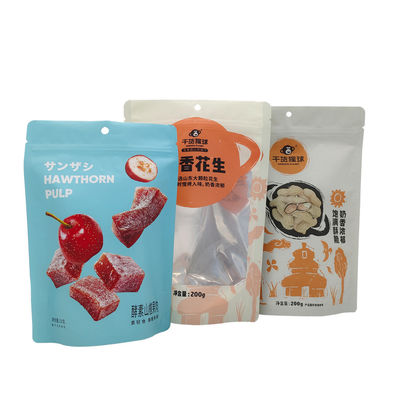 Cerradura superior Impreso a medida Matte Stand Up Bolso de papel de aluminio Bolsa Mylar para Lollipop