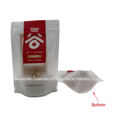 Bolsas de embalaje de plástico con cerradura por cremallera de plata Mylar de aluminio para bolsas de embalaje de alimentos personalizadas